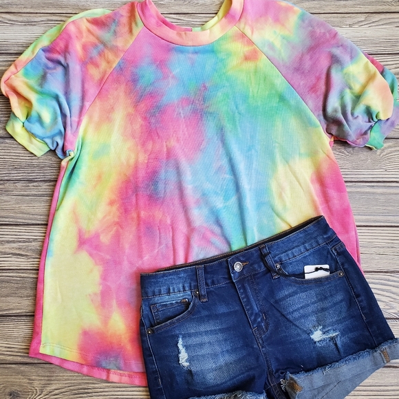 Sweetbb Tops - Luxe Tye Dye Blouse